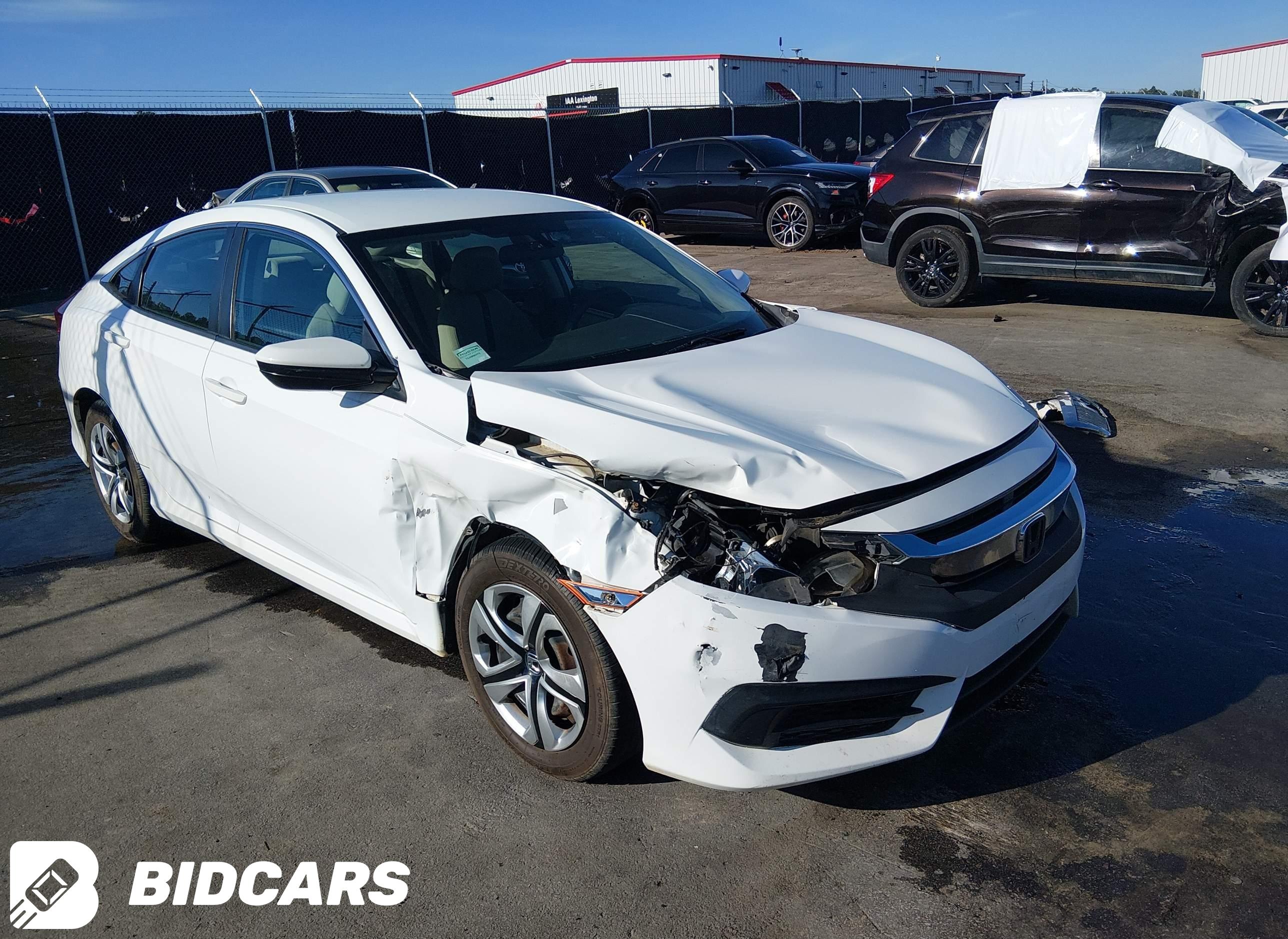 2016 Honda Civic, LX | 19XFC2F50GE094401 | Bid History | BidCars